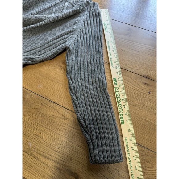 Woolrich Women Crewneck‎ Sweater Size XL Cotton Fisherman Knit Heavy Classic - Picture 6 of 11